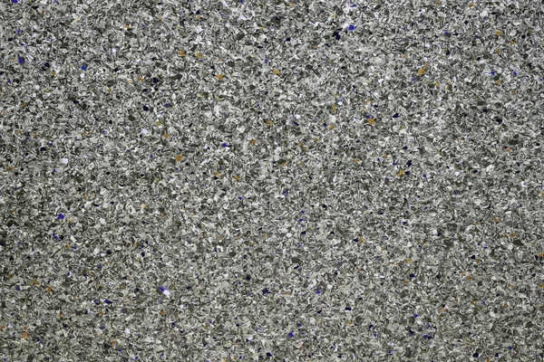 Sfondo di cemento muro grigio scuro e ghiaia multicolore w — Foto Stock