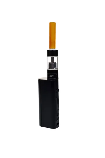 Vapor con un filtro amarillo del cigarrillo en el interior — Foto de Stock