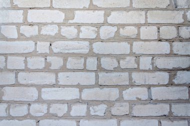 Eski beyaz tuğla bir duvarın dokusu