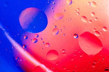 Bütün gövde soyut lekeleri ve damla