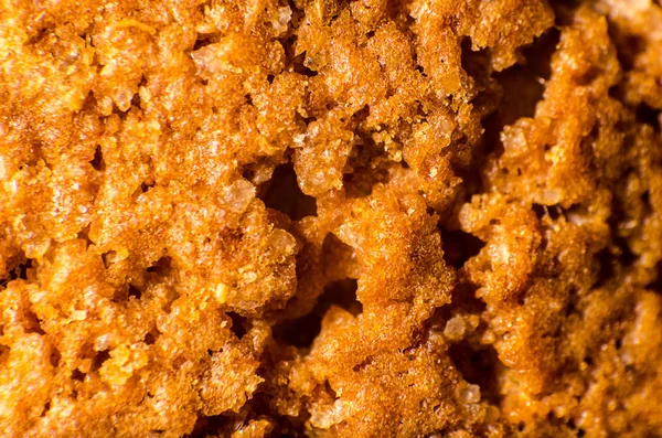 Macro instantánea textura de galletas de avena — Foto de Stock