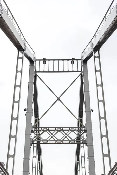 Metal parts of the bridge — Stock Photo, Image