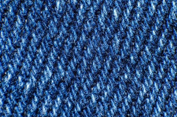 Macro de tela azul en todo el marco — Foto de Stock