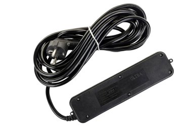 beyaz izole arka plan üzerinde siyah ağ uzantısı