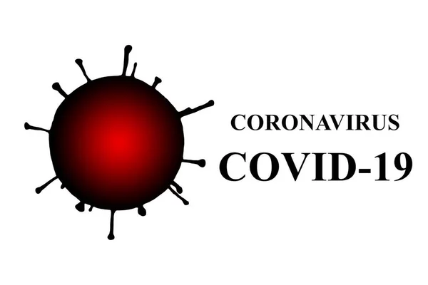 Напис Covid Bactria Coronavirus Білому Тлі — стокове фото