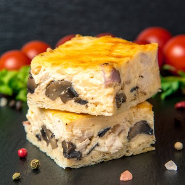 Tüm çerçeve için bir çok farklı et kanepesi.