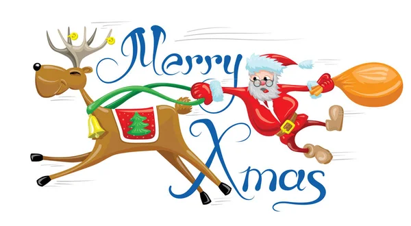 Santa Ren geyiği ile