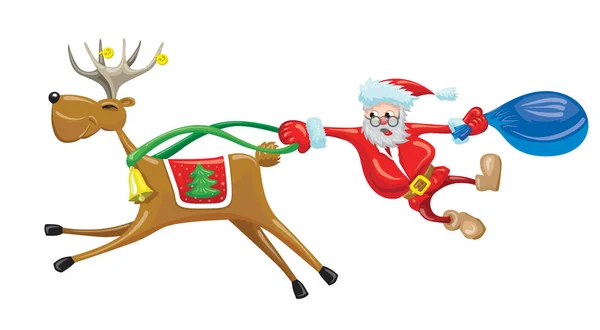 Santa Ren geyiği ile