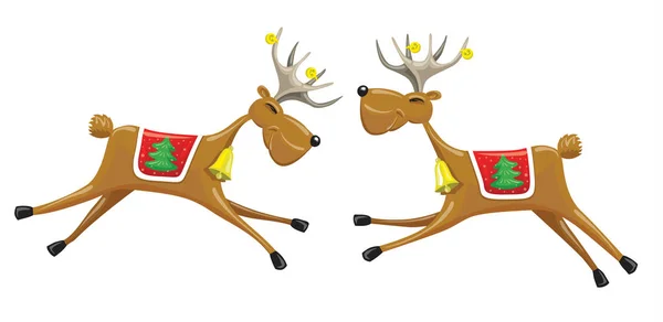 İki Noel reindeers
