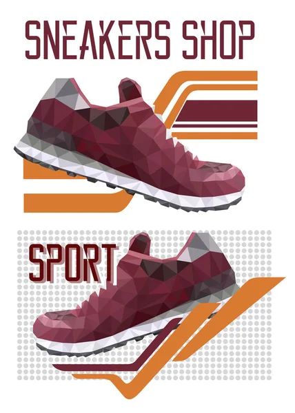 İki spor ayakkabı Logotype