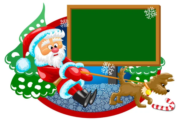 Santa ile köpek