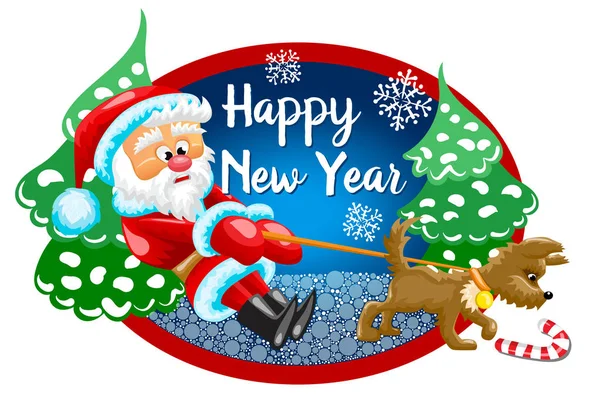 Santa ile köpek