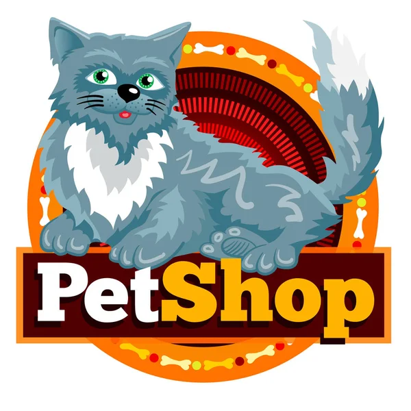 Kedi üzerinde tabela yalan söylüyor