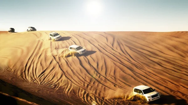 Safári Deserto Abu Dhabi — Fotografia de Stock