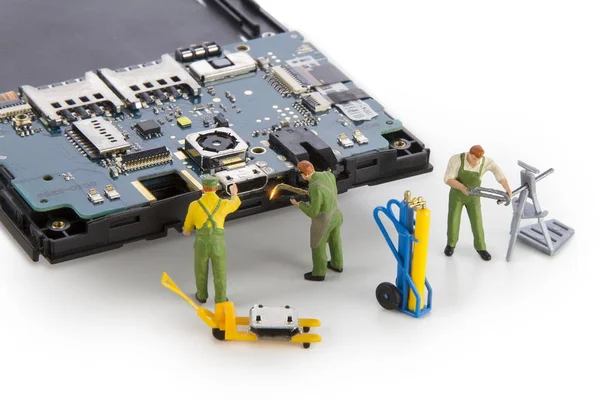 Onarım usb konektörü smartphone içinde