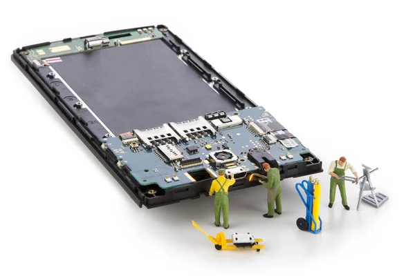 Onarım usb konektörü smartphone içinde