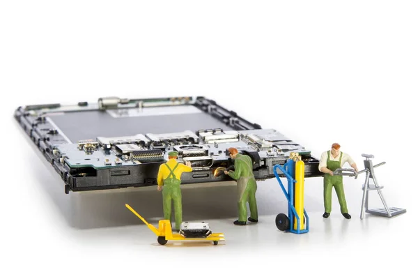 Onarım usb konektörü smartphone içinde