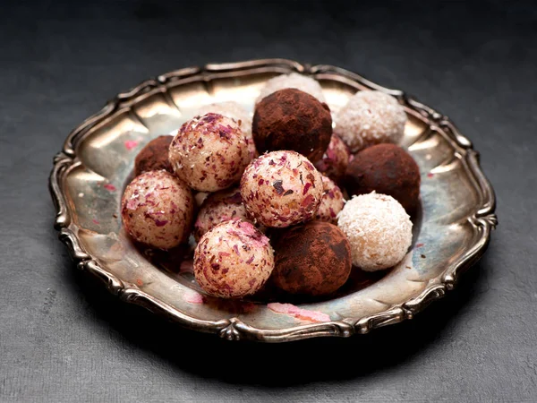 Indian Raw vegan truffles candy gluten-free balls