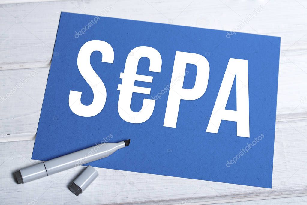 SEPA blue board with marker
