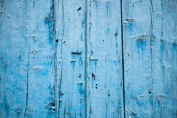 Poza ściany niebieskie drewniane deski — Zdjęcie stockowe