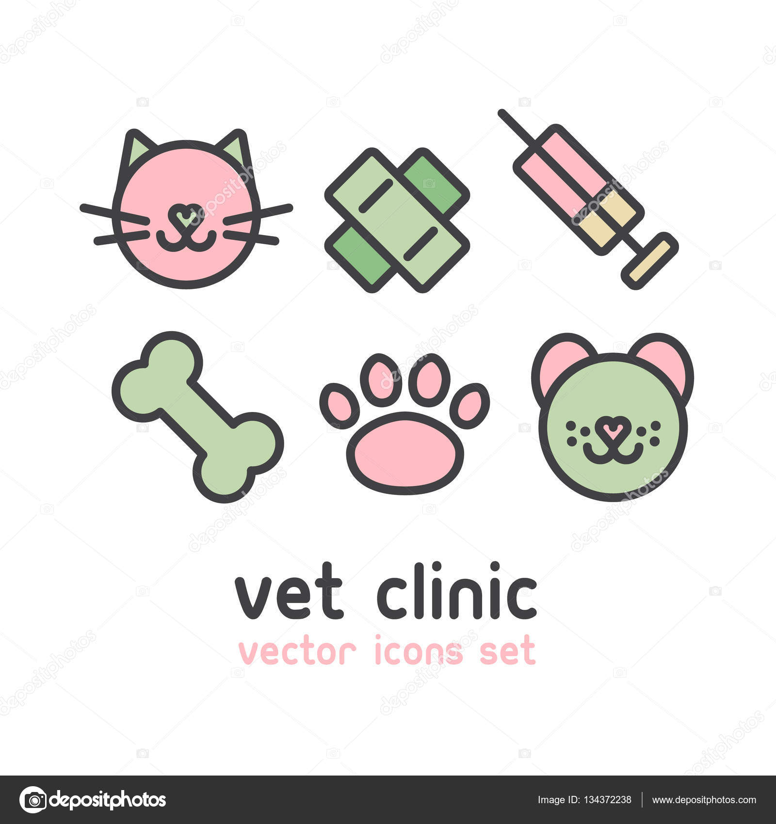 Pink cat icon - Free pink animal icons