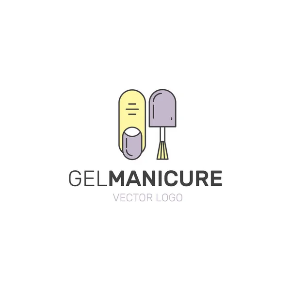 Logotipo para loja de manicure ou pedicure —  Vetores de Stock