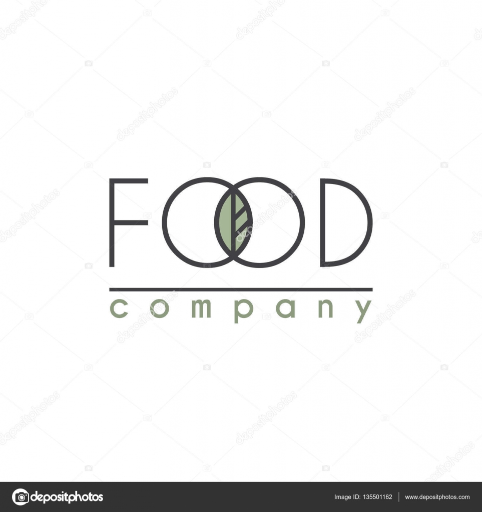 Simple Modern Logo For Food Company Vector Image By C Bub0bub0 Vector Stock Simple Modern Logo For Food Company Vector Image By C Bub0bub0 Vector Stock