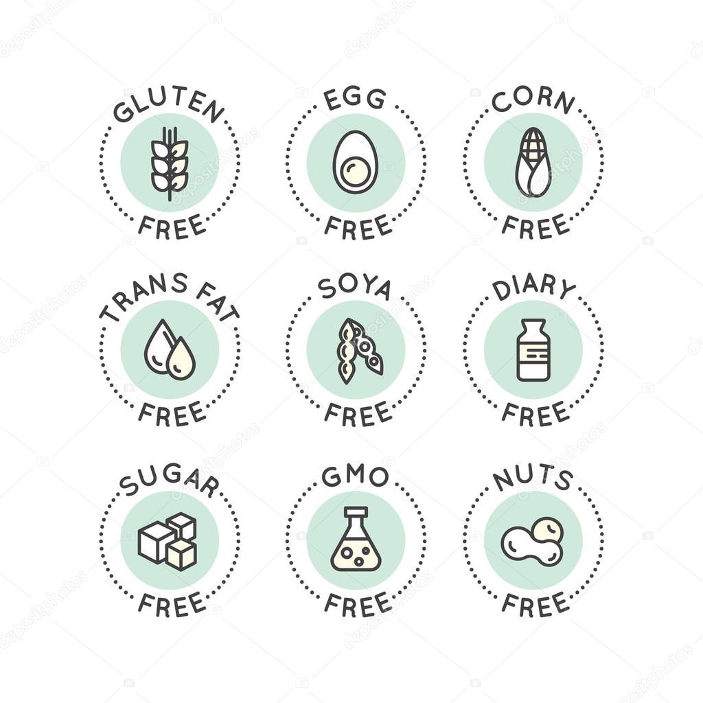 Food Intolerance Badges