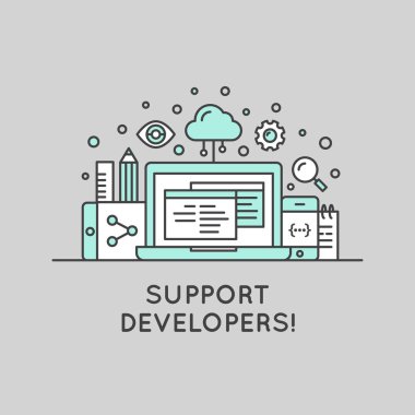  Bağış düğmesi ve destek sloganı ile Web sitesi için Banner şablon