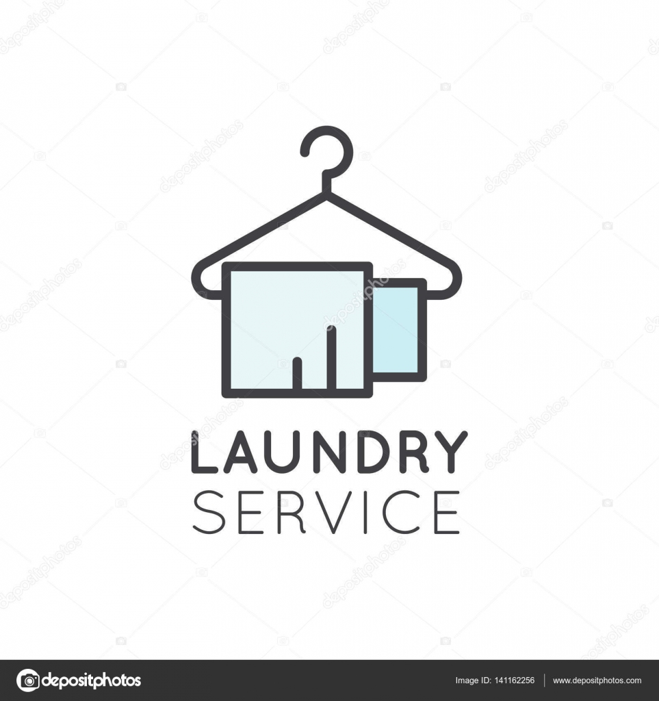 Ironing Logos Logo Set Collection Of Laundry Service Washing