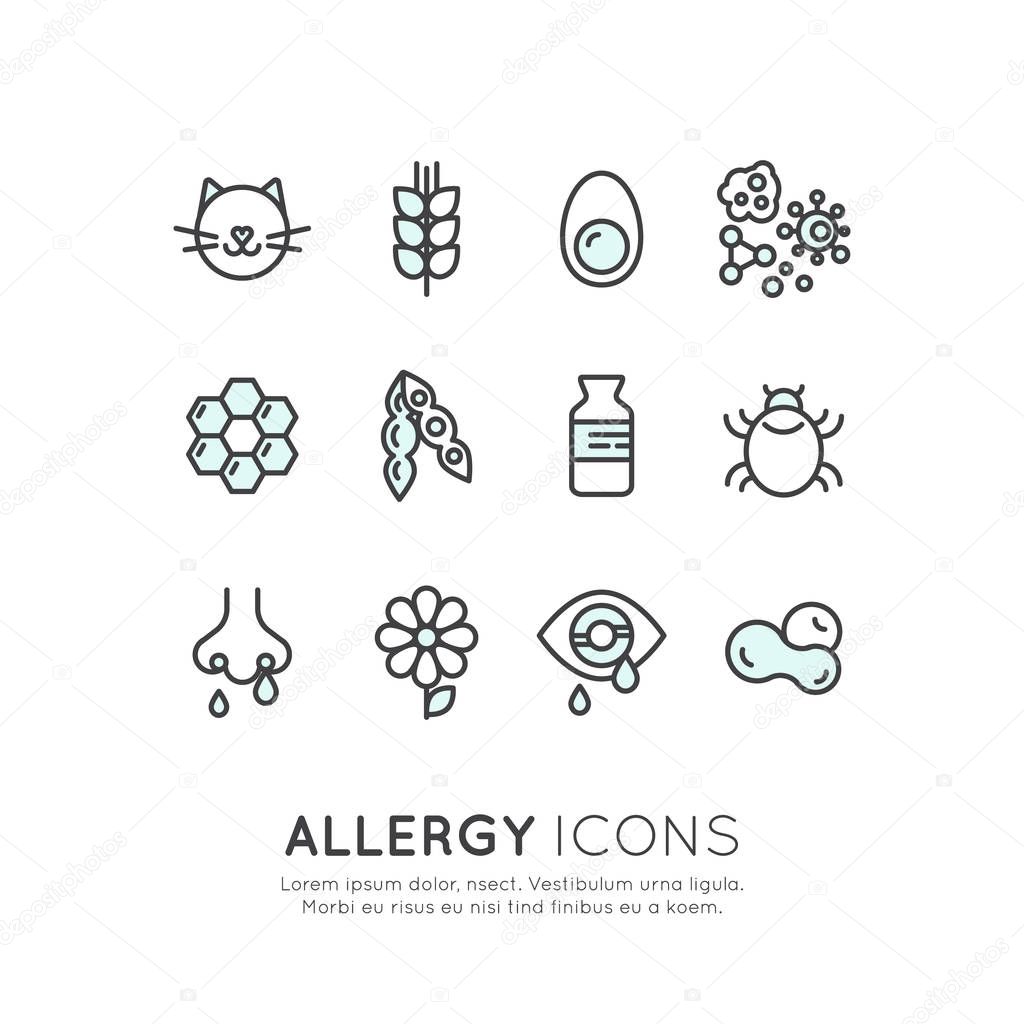 Allergy, Food and Domestic Pet Intolerance, Skin Reaction, Eye and Nose Desease