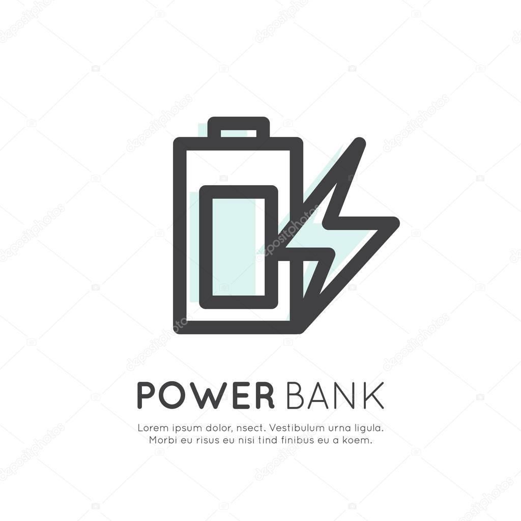 Power Bank Battery Phone Charger Battery