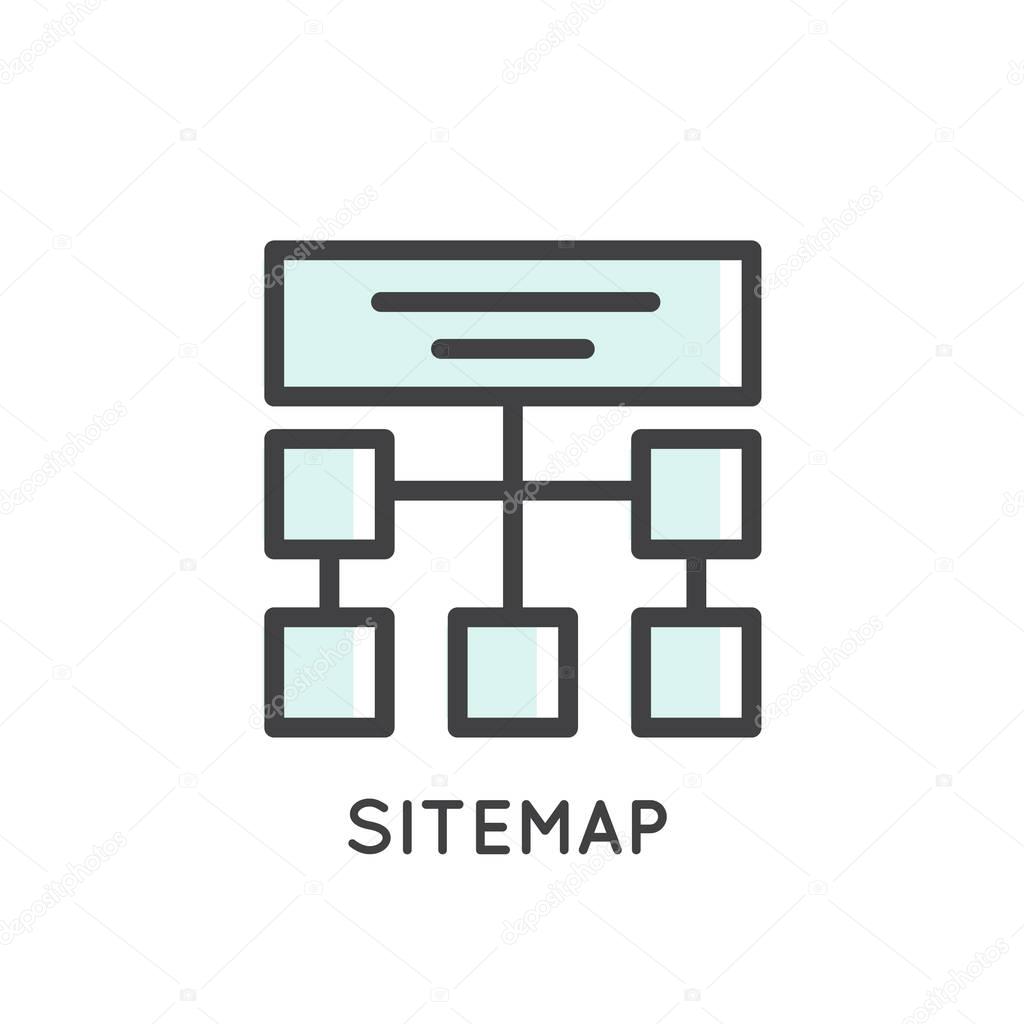 Web, Mobile and App Development tools and processes, Sitemap, Hosting, Structure
