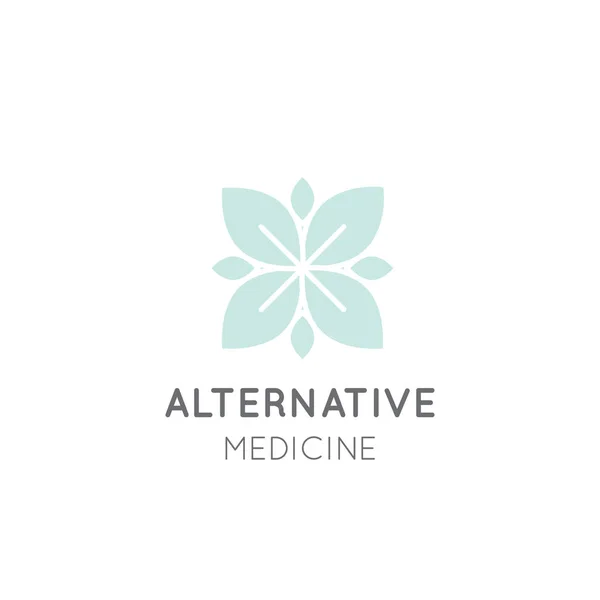 Alternatif Tıp. IV vitamini tedavisi, Anti Aging, sağlık, Ayurveda, Çin tıbbı. Bütünsel Merkezi — Stok Vektör