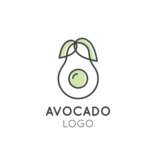 Logotipo de ilustração para Organic Vegan Healthy Shop or Store —  Vetores de Stock