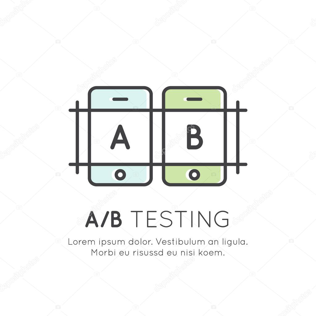 Concept of A/B Testing, Bug Fixing, User Feedback, Comparison Process, Mobile and Desktop Application Development