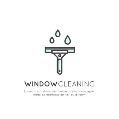 Logo of Window Cleaning Service clipart