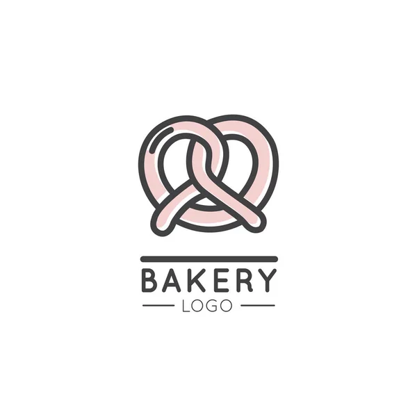 Padaria Sweet Shop, Produção de bolo personalizado, Fábrica de pão, Pretzel e waffle, Donut, Cookies —  Vetores de Stock