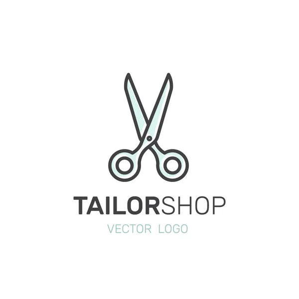 Tailor Shop, služby Store opravy oděvů, šití Factory Workshop — Stockový vektor