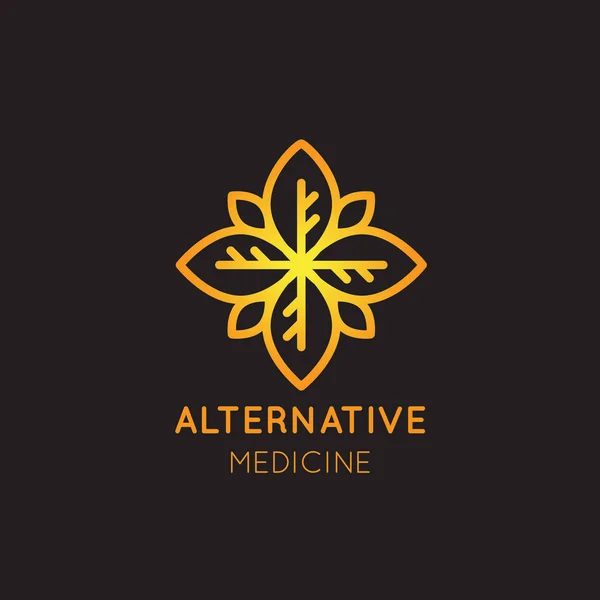 Signe de médecine alternative — Image vectorielle