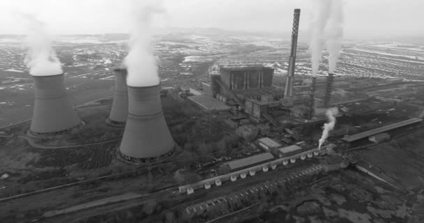 Thermal power plant — Stock Video