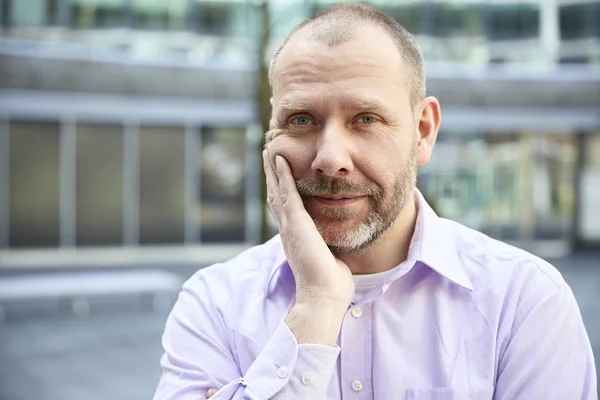 Portrait of Pensive businessman — Stock Photo, Image