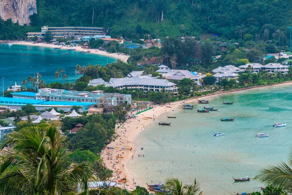 View Point bay Koh Phi Phi Don az Andamán-tengerre, Phi Phi szigetek K — Stock Fotó