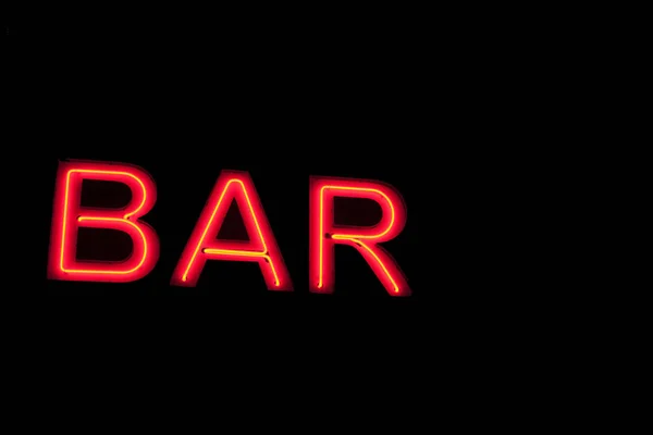 The index of bar on a wall in the city at night — Stock Photo, Image