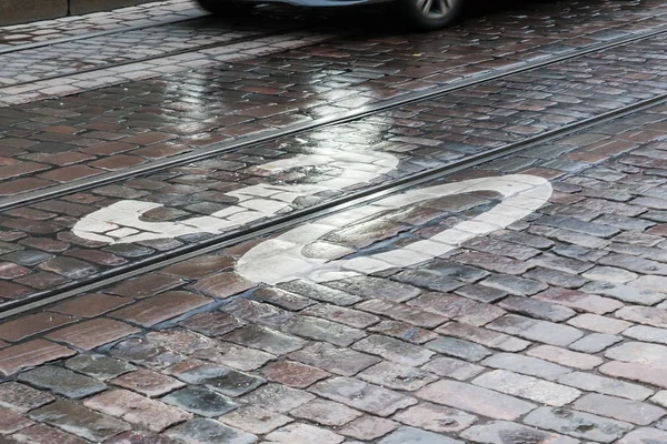 hız sınırlama işaret Helsinki şehir yolda