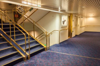 St.Peterburg, Rusya Federasyonu - 24 Ekim: iç Odalar feribot prenses Maria, 24 Ekim 2016.