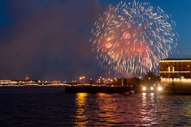 St. Petersburg, Rusya Federasyonu - ebilmek 09: Festival Selam Neva, Rusya Federasyonu - 09 Mayıs 2017.