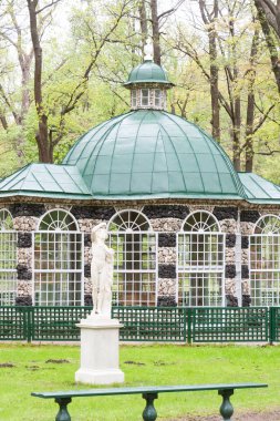 St. Petersburg, Rusya Federasyonu-Haziran 03, 2017. Petrodvorets park heykel.