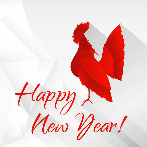 Horoz. Horoz kırmızı. 2017 horoz sembolü. Yeni Yılınız Kutlu Olsun. Çin takvimi. Horoz siluet. Horoz uzun gölge. Horoz vektör çizim. Horoz izole. 2017.