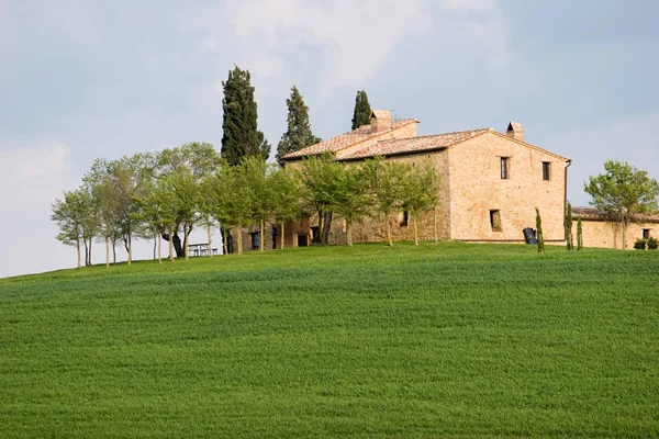 Val Orcia Obszar Toskania Włochy — Zdjęcie stockowe